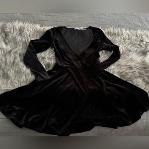 Velvet skater dress
